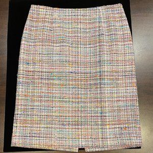 Brooks Brothers Pink/Multi Color Pencil Skirt